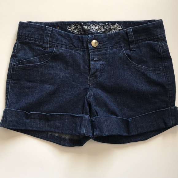 Express Pants - express button fly jean shorts